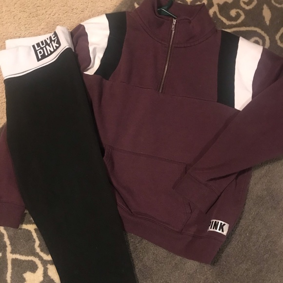 PINK Victoria's Secret Tops - Vs pink crop set